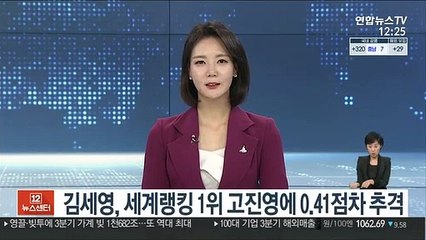 [LPGA] 김세영, 세계랭킹 1위 고진영에 0.41점차 추격