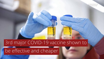 3rd major COVID-19 vaccine shown to be effective and cheaper, and other top stories in international news from November 24, 2020.