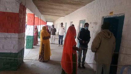 नाचना में 75.99 और मोहनगढ़ में 78.5 प्रतिशत मतदान