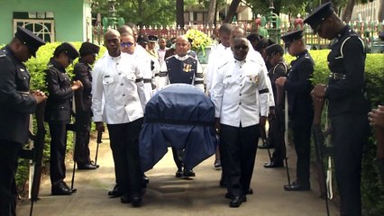 SLAIN POLICE OFFICER LAID TO REST