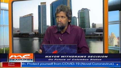 6 - Mayor withdraws from decision on future of Columbus statue: 2 of 2