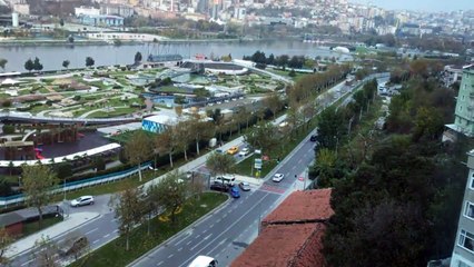 Nice view of Miniaturk and its surroundings in Istanbul (Turkey)
