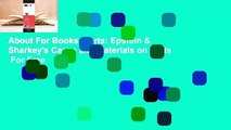 About For Books  Torts: Epstein & Sharkey's Cases and Materials on Torts  For Free