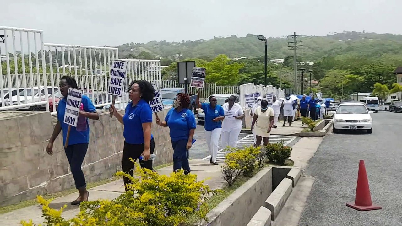 TOBAGO NURSES PROTEST