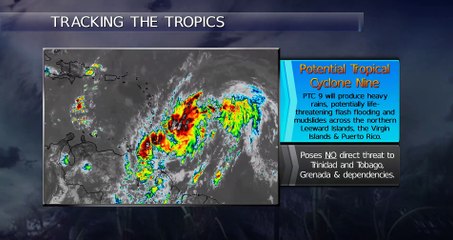 Tropical Storm warnings issued for Leewards