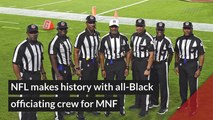 NFL makes history with all-Black officiating crew for MNF, and other top stories in general news from November 24, 2020.