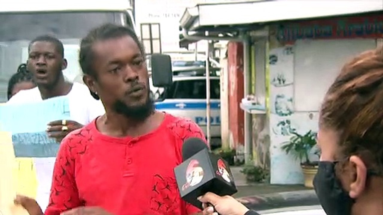 Guaico Youth Protest Unemployment