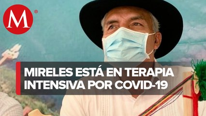 José Manuel Mireles está delicado y conectado a un respirador