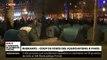Violents incidents hier soir avec des dizaines de migrants délogés Place de la République à Paris
