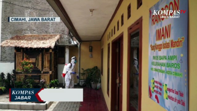 Ruangan Kanggo Isolasi Mandiri, Hasil Swadaya Masyarakat Cimahi