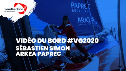 Vidéo du bord - Sébastien SIMON | ARKEA PAPREC - 24.11