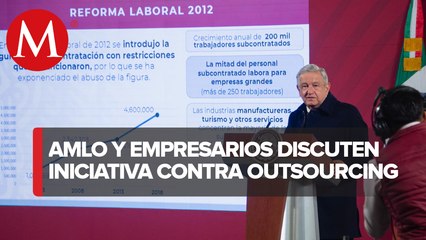 AMLO se reúne con IP por outsourcing; "encuentro caminó muy bien", afirman empresarios