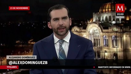 Milenio Noticias, con Alejandro Domínguez, 23 de noviembre de 2020