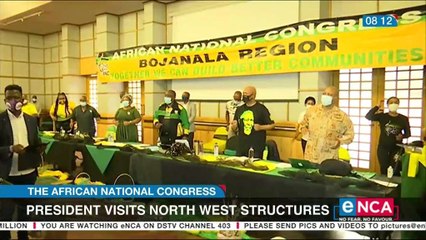 Ramaphosa visits NW ANC structures