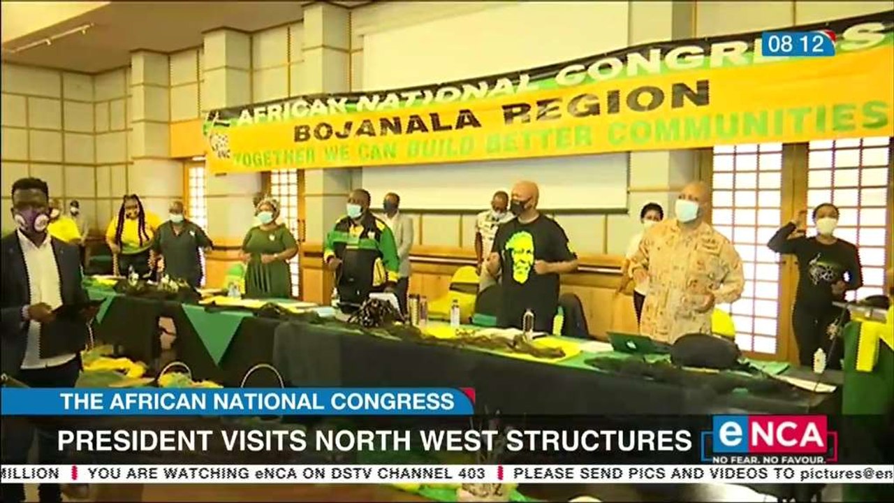 Ramaphosa visits NW ANC structures