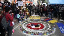 BOGOTA - Kolombiya'da Dilan Cruz'un ölüm yıl dönümünde anma töreni düzenlendi