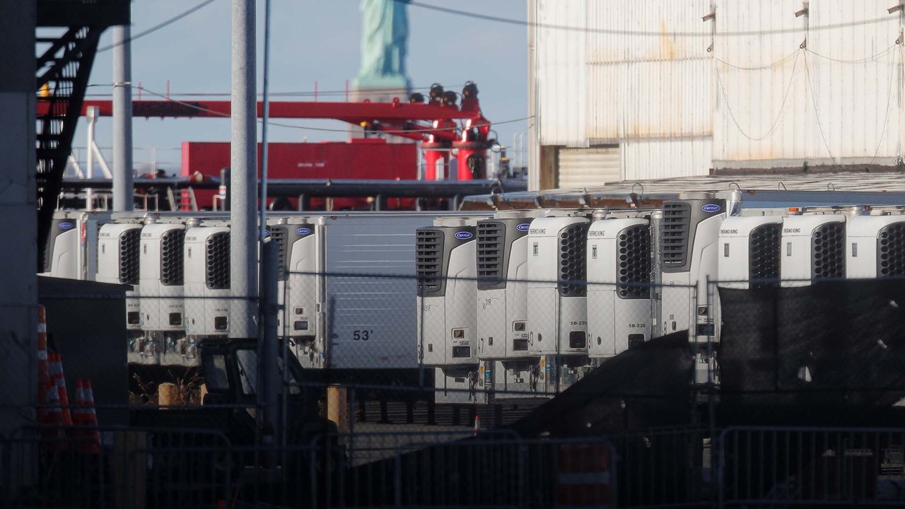 Bodies of Covid-19 victims in New York stored in refrigerated trucks months after death
