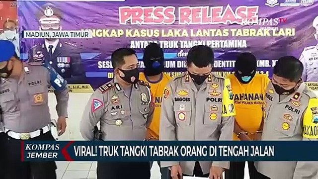 Viral! Seorang Warga Ditabrak Truk Tangki di Tengah Jalan