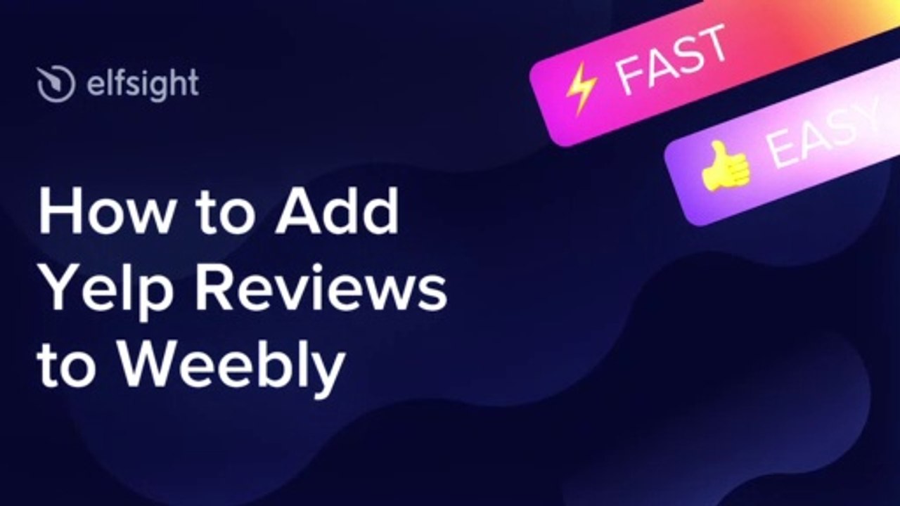How to Add Yelp Reviews app to Weebly (2020)