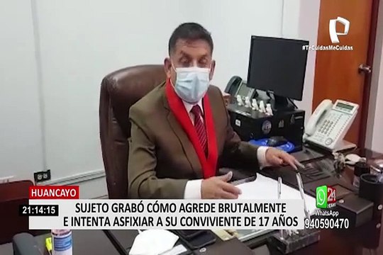 ¡INDIGNANTE! Sujeto grabó cómo agredía brutalmente a su pareja de 17 años en Huancayo
