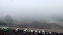KOCAELİ - Yoğun sis ulaşımı olumsuz etkiliyor