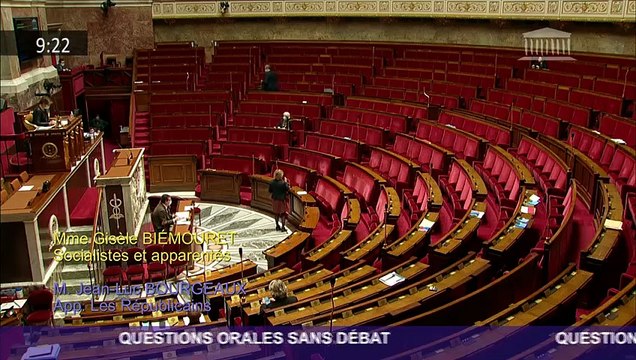 Gisèle BIEMOURET : Interrogation du Gouvernement lors Questions Orales Sans Débat. IRM pour l'hopital de Condom