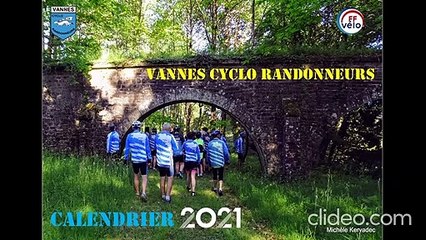 Calendrier 2020 2021 du Vannes Cyclo Randonneurs mois par mois