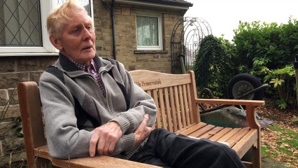 Geoffrey Duke speaking about his blitz memories in Sheffield