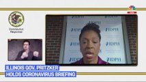 Illinois Gov. Pritzker Holds Coronavirus Briefing