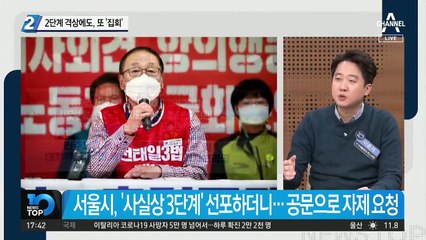 2단계 격상에도…또 ‘집회’