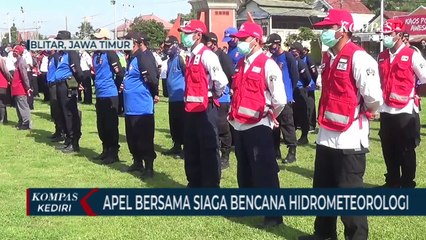 Apel Bersama Siaga Bencana Hidrometeorologi Di Kabupaten Blitar
