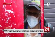 Chorrillos: intervienen prostíbulo clandestino que operaba pese a prohibición