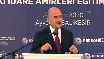 BALIKESİR - Soylu: 'Hiç bir zaman aile kavramından bahsetmez o ideolojik kadın dernekleri'