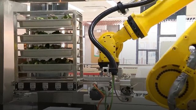 Coronavirus: Shanghai cooking robots introduced to local school to prevent spread of Covid-19