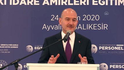 BALIKESİR - Soylu: 'Farkındalık oluşması için acıların yaşanmasını beklemememiz lazım'
