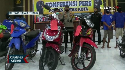 Komplotan Pencuri Motor Antar Kota Ditangkap Polisi