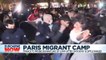Police forcefully remove migrants from central Paris square in 'shocking' scene