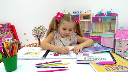 Diana and Dad learn and play