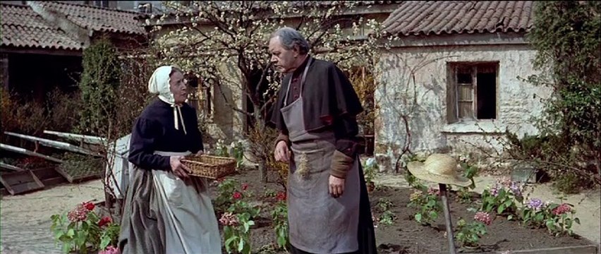 Les misérables 1958 Jean Gabin Rencontre avec Monseigneur Myriel
