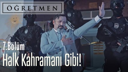 Taner öğretmen halk kahramanı gibi karşılandı - Öğretmen 7. Bölüm