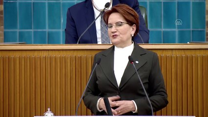 TBMM - Akşener: 'Çözüm; iyileştirilmiş ve güçlendirilmiş parlamenter sisteme geçmektir'