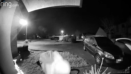 Milton Keynes home security camera catches man stealing bread