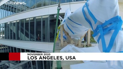 Le requin des "Dents de la mer" au musée des Oscars de Los Angeles