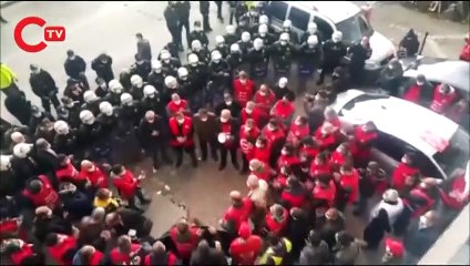 “Öyle mi alay komutanı?” diyen sendikacıya gözaltı