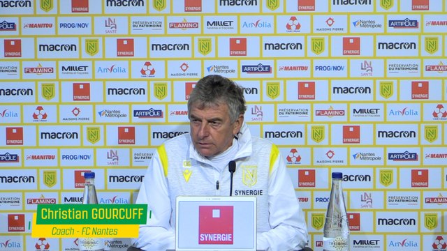 Christian Gourcuff avant RC Lens - FC Nantes