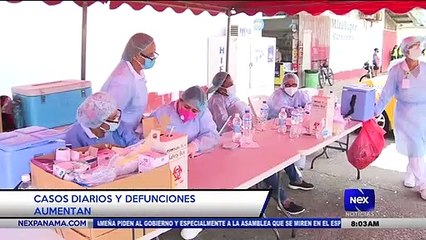 Casos diarios y defunciones aumentan - Nex Noticias