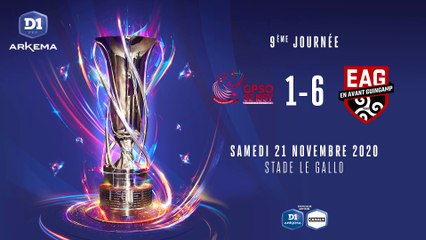 D1 Arkema, J9  GPSO 92 Issy - EA Guingamp (1-6)