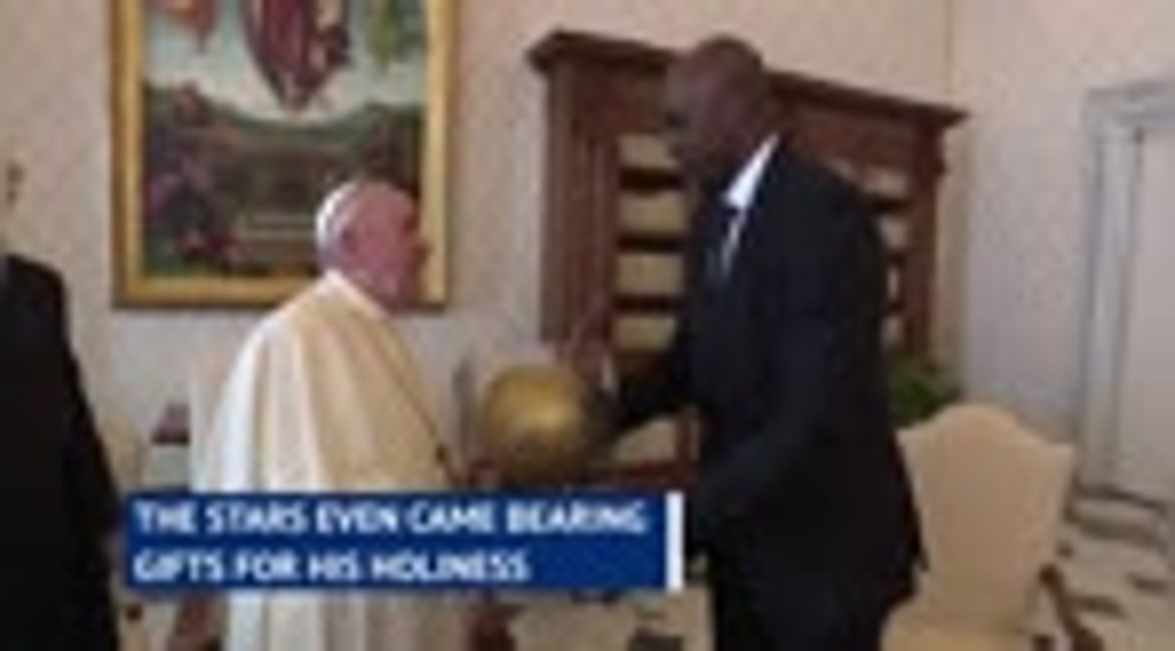 Pope meets NBA players to discuss social justice activism