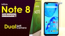 Infinix Ne Dual Selfi Camera or 4 Back Camera Ke Sath Infinix Note 8 Launch Kar Dia - Watch Unboxing