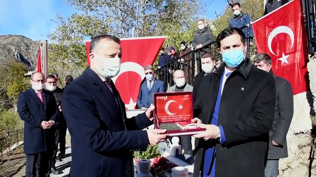 GÜMÜŞHANE - Şehit öğretmen Necmettin Yılmaz kabri başında anıldı